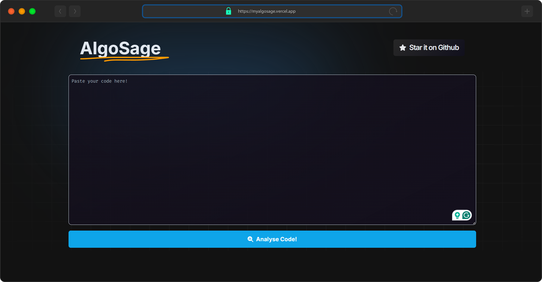 AlgoSage Preview